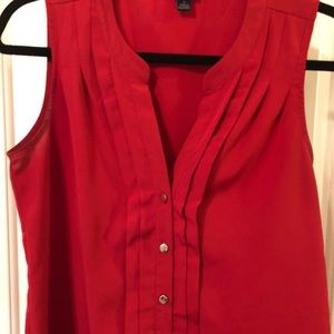 Dressy Sleeveless Button Down